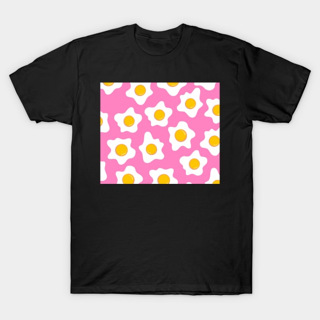 Egg Lover pattern T-Shirt by timegraf